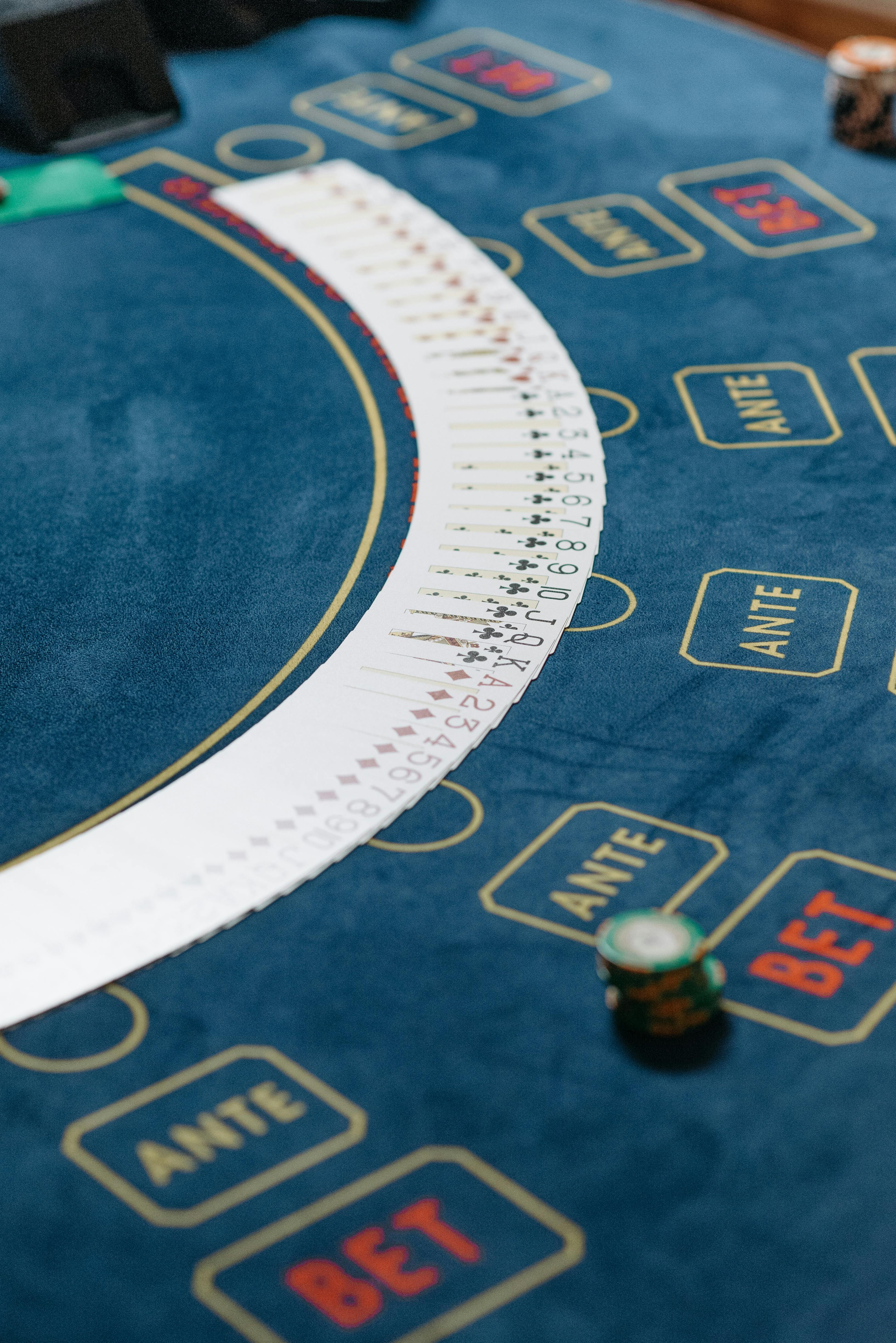 Mesa de blackjack profissional